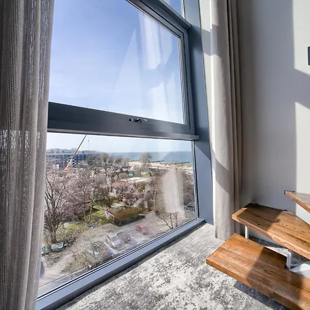 Apartamentyprzymorzu Marine***** Dwupoziomowy Z Widokiem Na Morze شقة